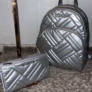 Mk backpack w/ matching wallet